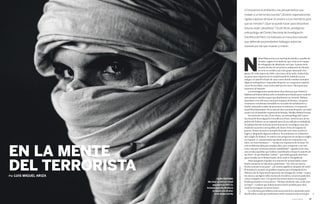 Páginas de la revista con el artículo «En la mente del terrorista»