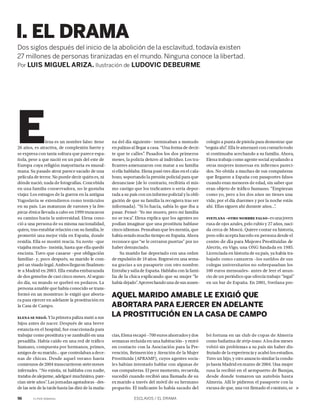 Páginas de la revista con el artículo «Esclavos del siglo XXI»